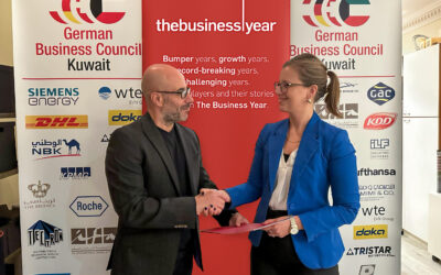 The Business Year Partners with German Business Council Kuwait MoU GCBK scaled 1