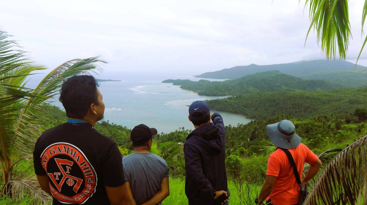 A team from the Civil Aviation Authority of the Philippines check possible sites for an airport in Dinagat Islands province last November 28-29, 2023.  PHOTO FROM REP. ECLEO'S OFFICE