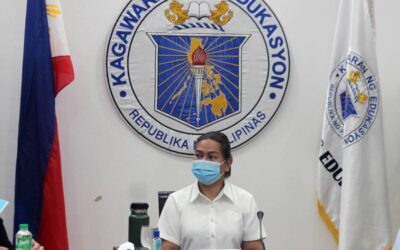 060722_DepEd-DEJUAN- Vice-President and Department of Education Sec. Sara Z Duterte, leads the budget review of the Department of Education, at the OFfice of the Secreatary Conference Room at the Head OFfice of the DepED at Pasig CIty, July 6 2022. DepEd and its attached agencies received a P629. 8 billion budget for its National Expenditure Program for 2022, 6% higher than its P595 billion budget in 2021 to primarily support the expansion of safe face-to-face classes. (PHOTO BY: MIKE DE JUAN)