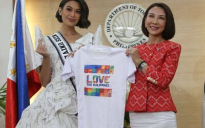 Miss Universe Philippines 2023 Michelle Marquez Dee was named as the country’s newest tourism ambassador during a courtesy call on Tourism Secretary Christina Garcia-Frasco. PHOTOS BY RENE H. DILAN