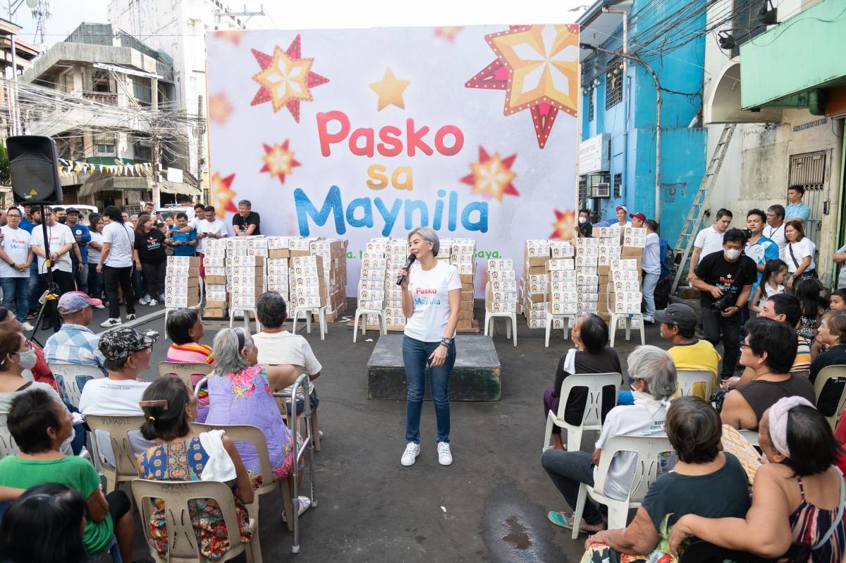 Mayor Maria Sheila Lacuna-Pangan. Photo from Manila Public Information Office Facebook