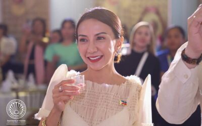 Tourism Secretary Christina Garcia Frasco Honored as World Tourism Icon Department of Tourism Secretary Christina Garcia Frasco leads the ‘Philippine Experience: Culture, heritage and the arts’ caravan at Calabarzon. CONTRIBUTED PHOTO