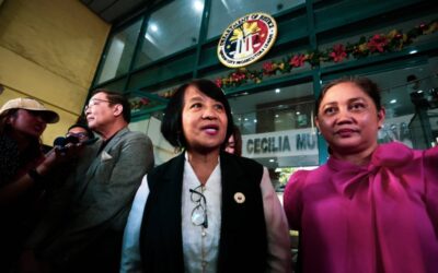 Duterte Fails to Attend Preliminary Investigation at QC Prosecutor’s Office NO-SHOW House of Representatives’ Deputy Minority Leader and ACT Teachers Party-list Rep. France Castro arrives at the Quezon City Prosecutor’s Office on Monday, Dec. 4, 2023, for the preliminary investigation of her grave threat complaint against former president Rodrigo Duterte. The former chief executive, however, snubbed the summons. PHOTO BY JOHN ORVEN VERDOTE
