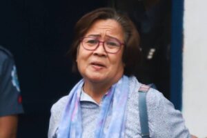 Former senator Leila de Lima