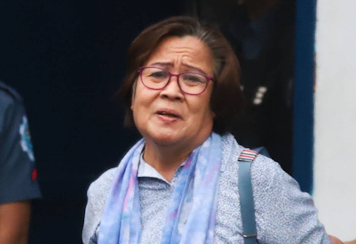 Former senator Leila de Lima