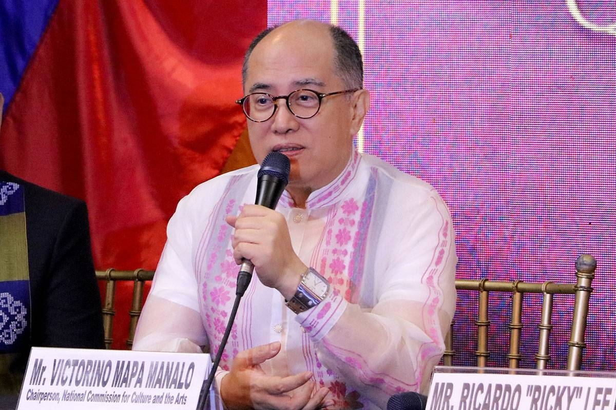 National Commission for Culture and the Arts Chairman Victorino Manalo. Photo from National Commission for Culture and the Arts
