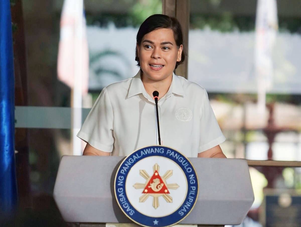 Vice President and Education Secretary Sara Duterte