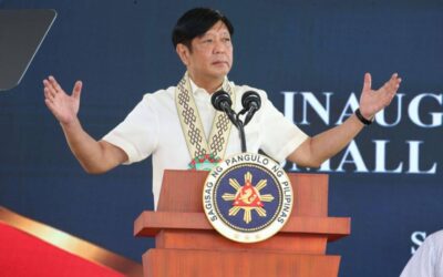 President Ferdinand Marcos Jr. leads the inauguration of the National Irrigation Administration (NIA) Balbalungao Small Reservoir Irrigation Project (BSRIP) in Nueva Ecija and the turnover of the agency’s P776 million worth of excavators at the Subic Bay Freeport Zone, Zambales Wednesday, Dec. 13, 2023. Joining the President were Agriculture Secretary Francisco Tiu Laurel, NIA Administrator Eddie Guillen and Subic Bay Metropolitan Authority Chairman Jonathan Tan. PHOTOS BY YUMMIE DINGDING/PPA POOL