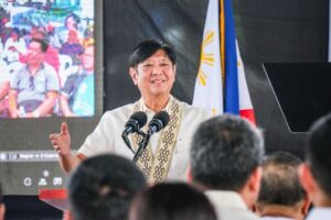 President Ferdinand Marcos Jr. leads the inauguration of the National Irrigation Administration (NIA) Balbalungao Small Reservoir Irrigation Project (BSRIP) in Nueva Ecija and the turnover of the agency’s P776 million worth of excavators at the Subic Bay Freeport Zone, Zambales Wednesday, Dec. 13, 2023. Joining the President were Agriculture Secretary Francisco Tiu Laurel, NIA Administrator Eddie Guillen and Subic Bay Metropolitan Authority Chairman Jonathan Tan. PHOTOS BY YUMMIE DINGDING/PPA POOL