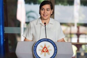 Vice President and Education Secretary Sara Duterte