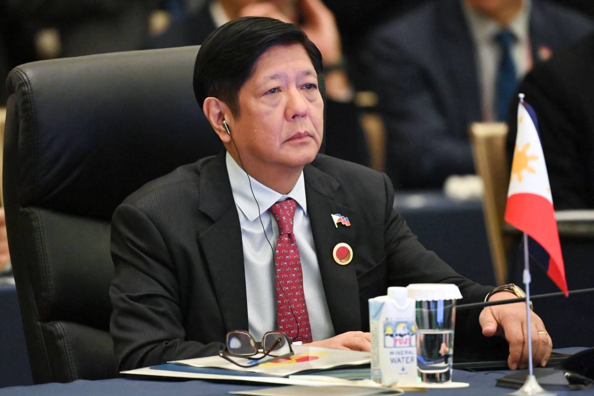 President Ferdinand Marcos Jr. attends a session of the Asean-Japan Commemorative Summit Meeting at the Hotel Okura Tokyo in Tokyo on December 17, 2023. PHOTO BY KAZUHIRO NOGI / POOL / AFP