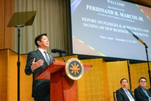 The Marcos administration reported on Monday P14.5 billion total of indicated investment following the Department of Trade and Industry-led (DTI) business event during the ASEAN-Japan Commemorative Summit in Tokyo, Japan. Photo from PCO