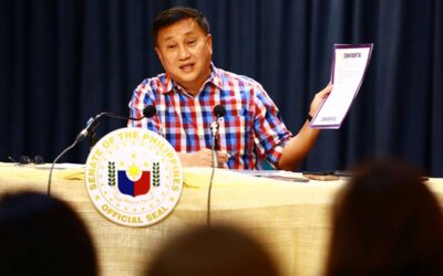Sen. Francis Tolentino. PHOTO BY MIKE ALQUINTO