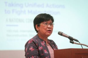Director Imelda Agdeppa of the DoST-Food and Nutrition Research Institute (FNRI)