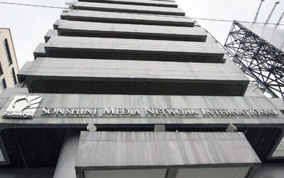 SUSPENDED OPERATIONS A photo of the Sonshine Media Network International (SMNI) building along EDSA in Makati City taken on Thursday, Dec. 21, 2023, the same day the National Telecommunications Commission issued a 30-day suspension on the media company for alleged violations in its franchise. PHOTO BY ISMAEL DE JUAN