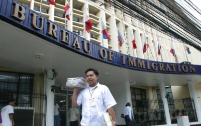 Anticipating a Surge in Passenger Arrivals in the Philippines During the Holidays A messenger carries documents outside the Bureau of Immigration in Intramuros, Manila. Commissioner Andrea Domingo admitted that funds of the bureau to pay for water, electric and phone bills might last only until September and force a closure by October unless government increases its budget allocation.
photo by Rolex dela Pena
file: 28august_bid4_rolex / news 8-29 / photos today2