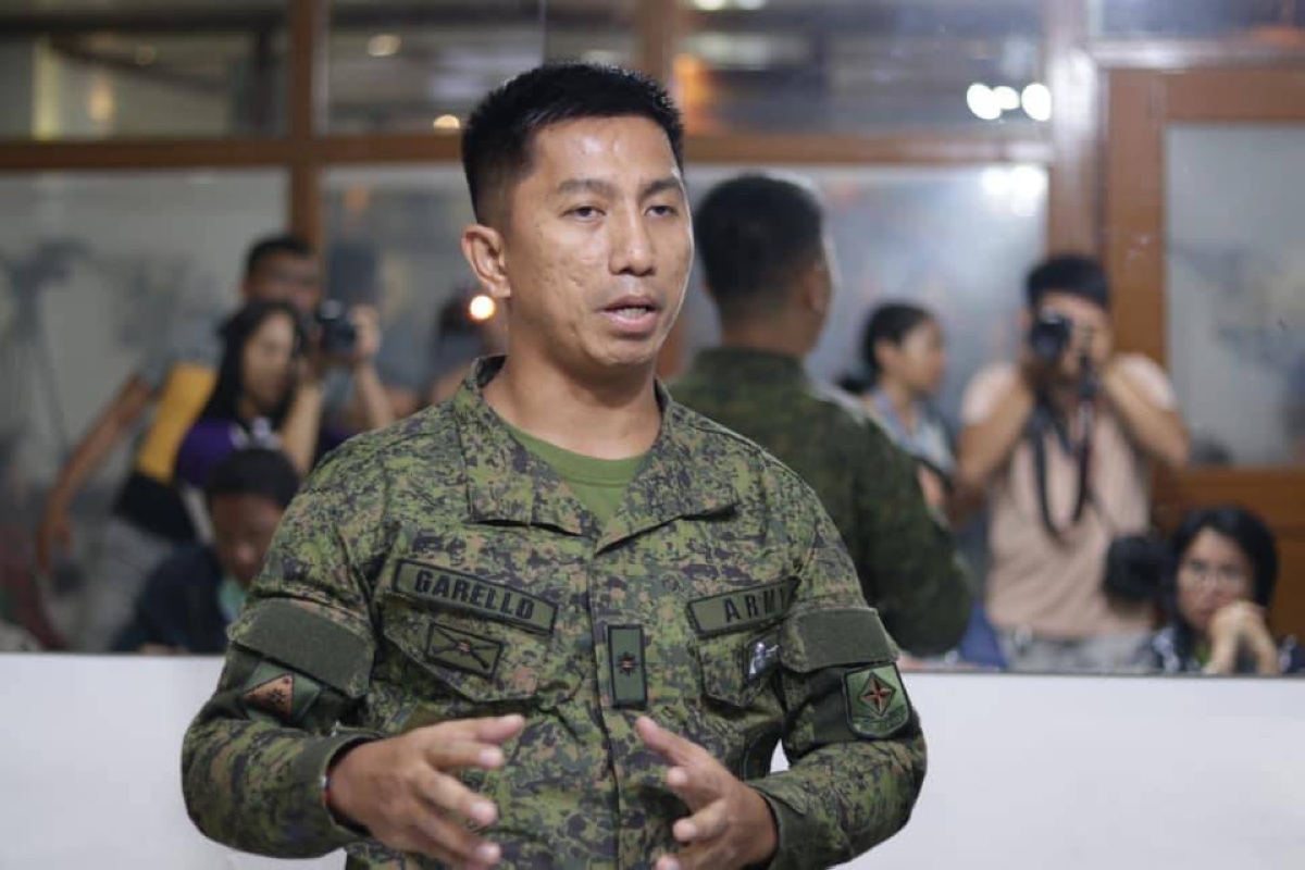 Maj. Francisco Garello, spokesman for the Army 4th Infantry Division based in Camp Evangelista, Cagayan de Oro City. Contributed Photo