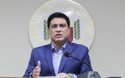 Senate Aims to Approve Pending Bills in Bicam Senator Juan Miguel Zubiri gestures during the press conference held at Senate in Pasay on 18 July 2018. Photo By: Dj Diosina