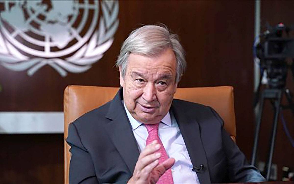 United Nations Secretary General Antonio Guterres