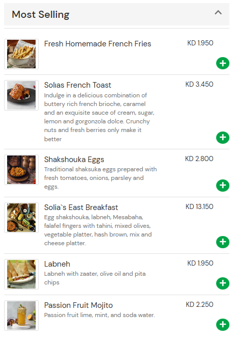 SOLIA MOST SELLING
