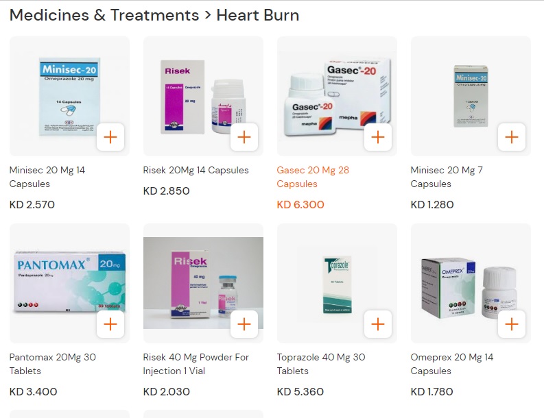 Medicines & Treatment- Heart Burn