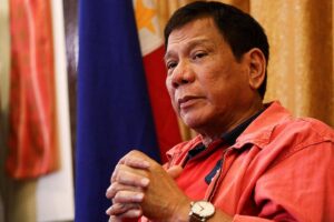 Former president Rodrigo Duterte