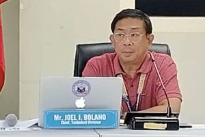 Joel Bolano, LTFRB technical division chief. screengrab from LTFRB media briefing