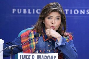 Sen. Imee Marcos. PHOTO BY RENE H. DILAN