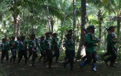 11 Alleged NPA Members Face Terrorism Charges NPA members at Sierra Madre mountain. PHOTO BY RENE H. DILAN