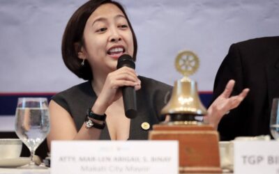 Makati Mayor Mar-Len Abigail ‘Abby’ Binay PHOTO BY J. GERARD SEGUIA