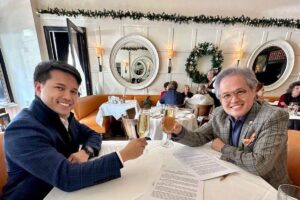 Brian Poe- Llamanzares (left) and Vincent Gotti. CONTRIBUTED PHOTO