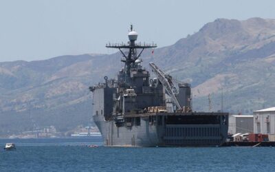 In this file photo shows US Navy ships and air assets are seen around the Subic Bay Freeport harbor area for Balikatan 2022. PHOTO BY J. GERARD SEGUIA