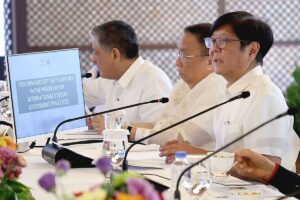 Do better President Ferdinand Marcos Jr. leads the sectoral meeting in Malacañang which tackled the country’s poor ranking in the Program for International Student Assessment. PPA POOL