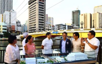 President Ferdinand Marcos Jr., with First Lady Liza Araneta-Marcos, leads the opening of the 'Pasig Bigyang Buhay Muli' (Pasig River Urban Development project) in Manila, on Jan. 17, 2024. On hand to welcome the President were Department of Human Settlements and Urban Development Secretary Jose Rizalino "Jerey" Acuzar, Interior and Local Government Secretary Benhur Abalos, Department of Environment and Natural Resources Secretary Maria Antonia ‘Toni’ Yulo-Loyzaga,  Metropolitan Manila Development Authority Chairman Romando Artes and Manila Mayor Honey Lacuna-Pangan. A view of the scale model of the project followed the opening. PHOTOS BY MIKE ALQUINTO