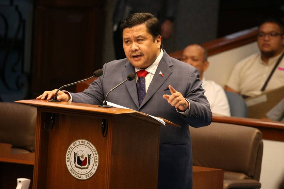 Sen. Jose ‘Jinggoy’ Estrada on the Senate floor. PHOTO BY RENE H. DILAN