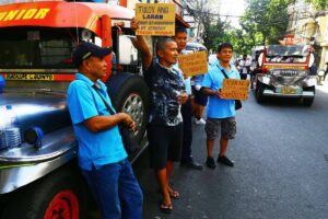 Members of various transport groups in Metro Manila join the nationwide transport strike on Tuesday, Jan. 16, 2024, in protest of the impending phaseout of traditional jeepneys. PHOTOS BY MIKE ALQUINTO, RENE H. DILAN AND ISMAEL DE JUAN
