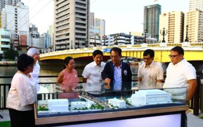 PASIG URBAN PROJECT

President Ferdinand R. Marcos Jr., with First Lady Liza Araneta-Marcos and other government officials, looks at a scale model of the Pasig River Urban Development Project that was launched on Wednesday, Jan. 17, 2024. PHOTO BY MIKE ALQUINTO