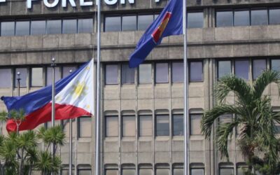 Photo by: RUY MARTINEZ-pt2/news_may/05_17/160515_half mast2_martinez- President Benigno S. Aquino III has ordered that the Philippine flag be flown at half mast, from sunrise to sunset, in the Department of Foreign Affairs Main Office, its Foreign Service Posts and Regional Consular Offices, on the day of Ambassador Domingo Lucenario, Jr.’s burial on Saturday (May 16)
