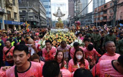 Road Closures in Manila for Feast of Sto. Niño STO. NINO PROCESSION Devotees of the Sto. Nino celebrate the Feast of the Child Jesus in Tondo, Manila on Saturday, Jan. 20, 2024. Before this, Manila police announced the closure of several roads in the city and advised motorists to take alternate routes. PHOTO BY RENE H. DILAN