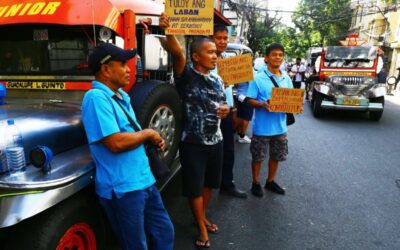 Members of various transport groups in Metro Manila join the nationwide transport strike on Tuesday, Jan. 16, 2024, in protest of the impending phaseout of traditional jeepneys. PHOTOS BY MIKE ALQUINTO, RENE H. DILAN AND ISMAEL DE JUAN