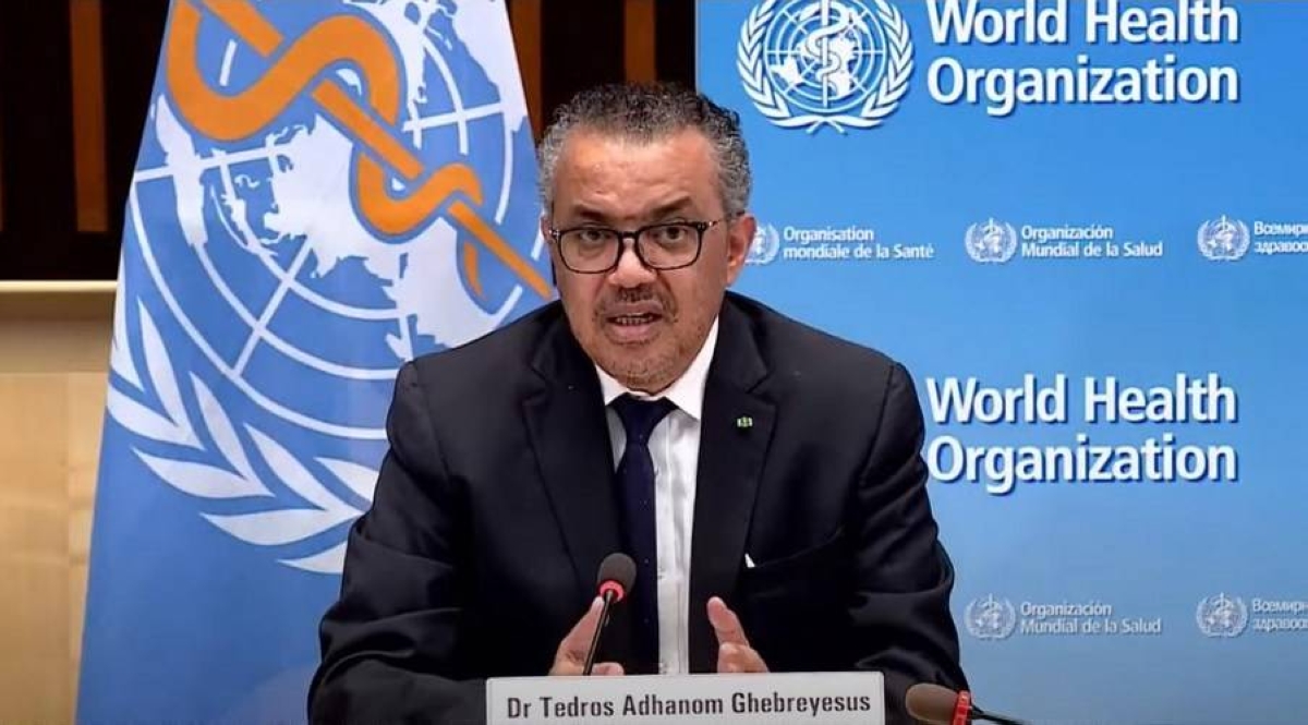 World Health Organization (WHO) Director-General Tedros Adhanom Ghebreyesus. XINHUA FILE PHOTO