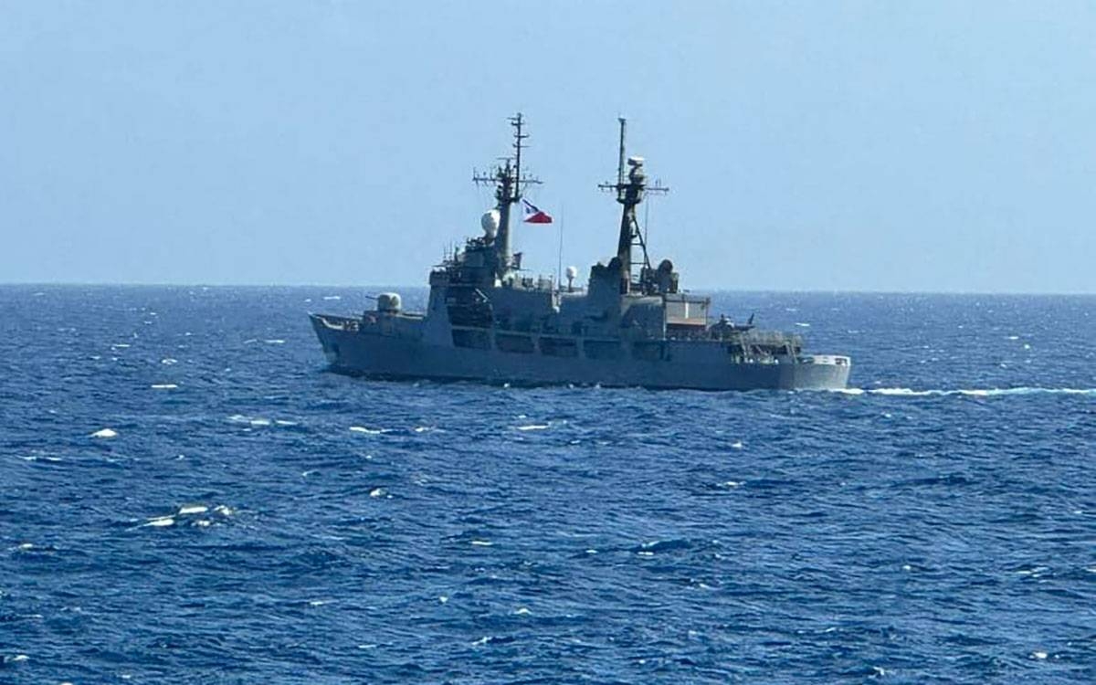 The Philippine Navy's BRP Gregorio Del Pilar (PS-15) joins the 2nd iteration of the AFP-USINDOPACOM Maritime Cooperative Activity in West Philippine Sea on January 3-4, 2024. The ship sailed together with allied forces and participated in exercises that further advance combined capabilities in maritime domain. Photo from Armed Forces of the Philippines