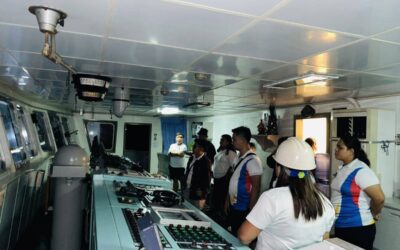 MR07 personnel and staff on a familiarization tour of MV Immaculate Stars. PHOTO FROM MARINA