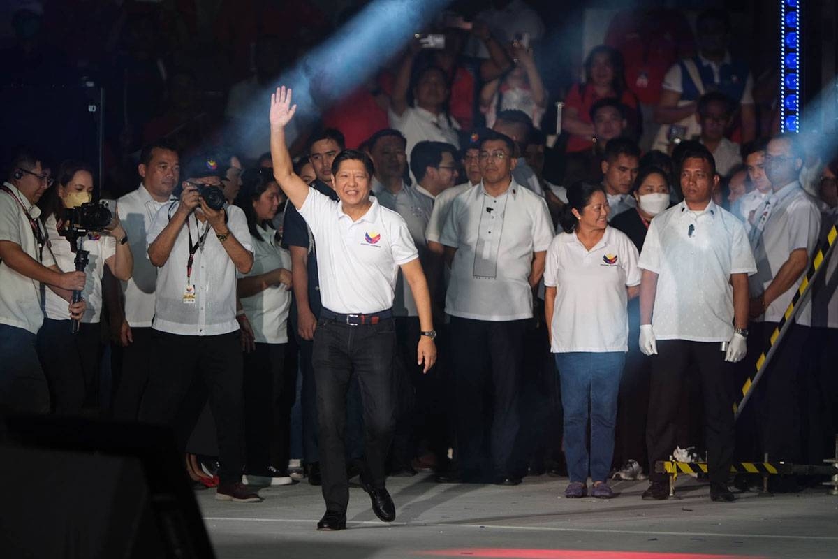 MASTERPLAN President Ferdinand Marcos Jr. arrives at the ‘Bagong Pilipinas’ kick-off rally at the Quirino Grandstand on Sunday, Jan. 28, 2024. PHOTO BY J. GERARD SEGUIA
