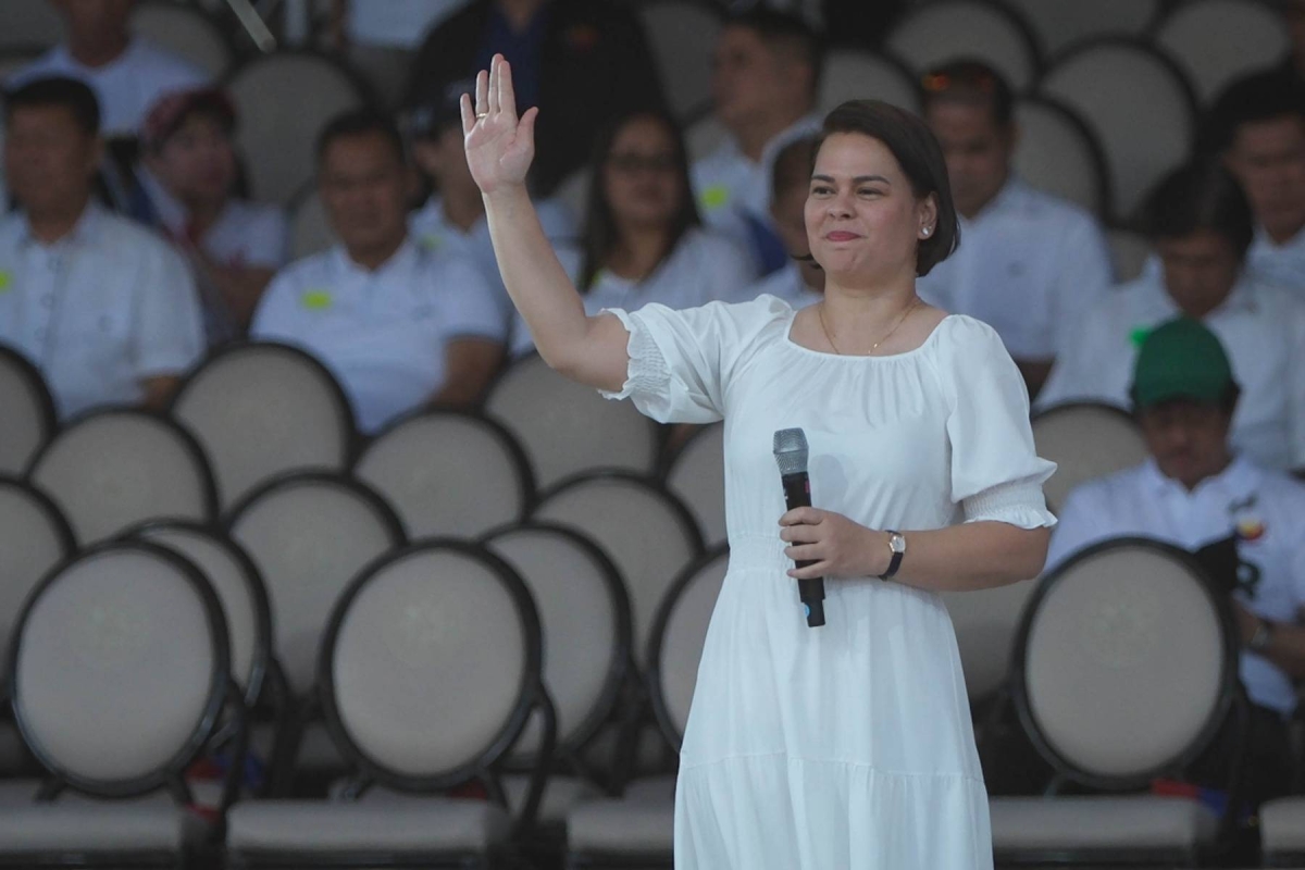 Vice President Sara Duterte-Carpio. PHOTO BY J. GERARD SEGUIA