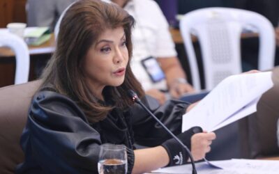 Senate Panel Investigates Alleged Pay-Offs in People’s Initiative Campaign Senator Imee Marcos. FILE PHOTO