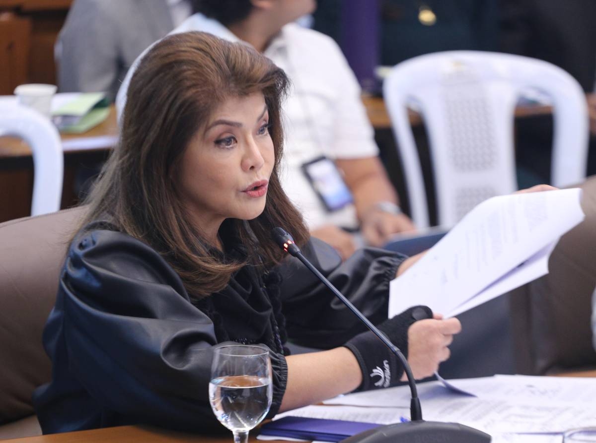 Senator Imee Marcos. FILE PHOTO