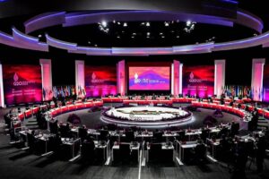 Opening ceremonies of the Group of 20 Finance Ministers and Central Bank Governors meeting in Jakarta, Indonesia, on Feb. 17, 2022. PHOTO BY XINHUA