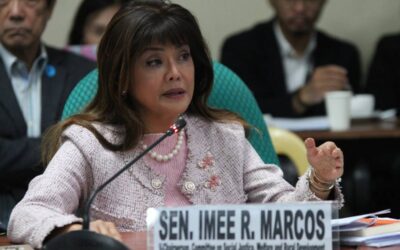Cracks in UniTeam but President and VP still maintain a good relationship – Senator Marcos pt2/news/aug21/200819_senateBinay4
Photo by: J. Gerard Seguia
Sen Imee Marcos presides over the senate hearing on the issues of the day care centers of LGU's and the role of the DSWD in running them at the Senate of the Philippines in Pasay City.