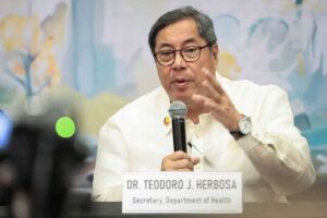 MODERNIZING PRIMARY CARE Secretary Teodoro Herbosa leads the press conference in Pasay City on Wednesday, Jan. 31, 2024, on the modernization plan of the Health department, particularly in the primary care sector. PHOTO BY J. GERARD SEGUIA